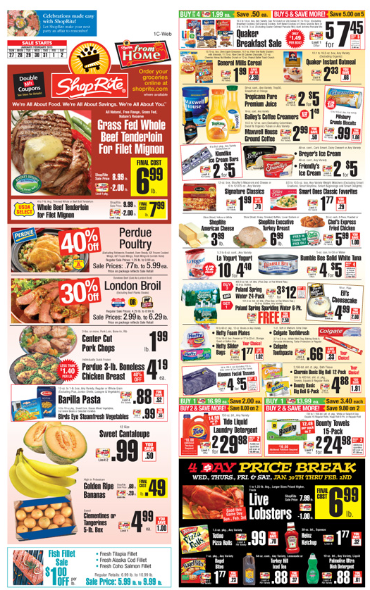 ShopRite Coupons Deals For The Week Of 1 27 Living Rich With Coupons 