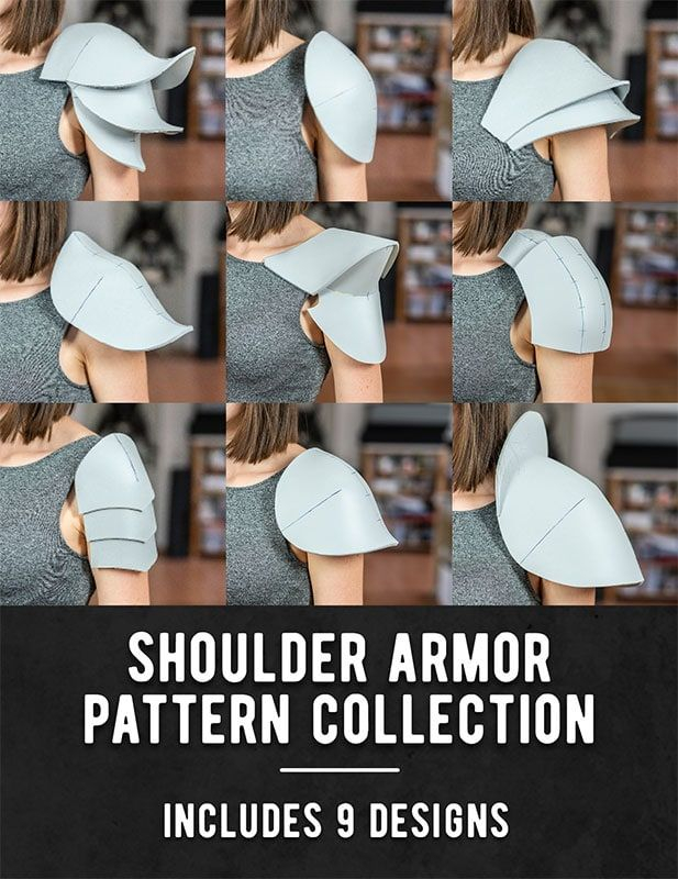 Shoulder Armor Pattern Collection DOWNLOAD PDF KamuiCosplay 