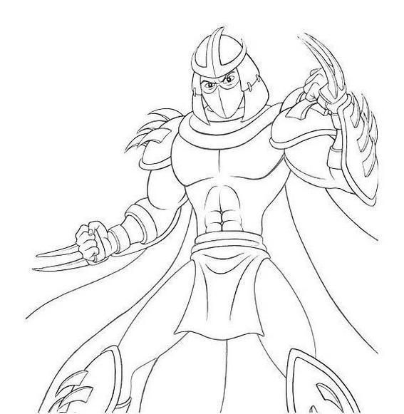 Shredder Coloring Pages At GetColorings Free Printable Colorings 