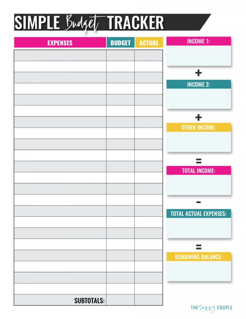 Simple Personal Budget El South Africa Uk Australia Db excel