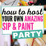 Simple Sip And Paint Party Ideas For A Night IN With Friends Girls