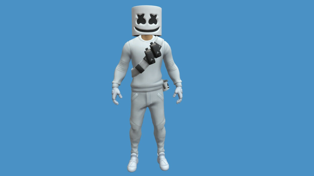 Skin Marchmello Fortnite Download Free 3D Model By Captain EXE jul 
