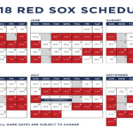 Slobbery Red Sox Printable Schedule Derrick Website