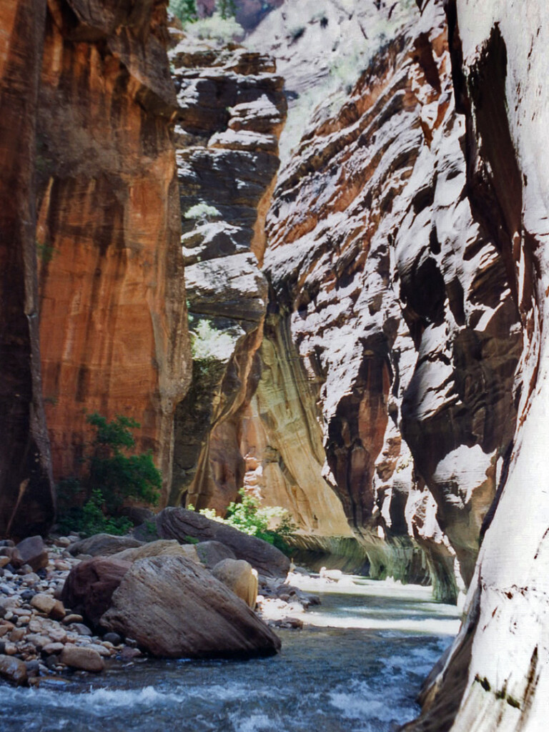 Slot Canyons Of The American Southwest Zion Narrows Zion National 