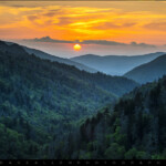 Smoky Mountains Sunset Great Smoky Mountains Gatlinburg Flickr