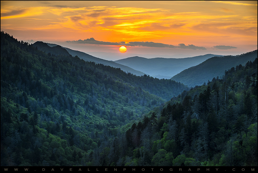 Smoky Mountains Sunset Great Smoky Mountains Gatlinburg Flickr