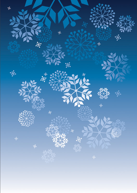Snowflake Free Poster Templates Backgrounds