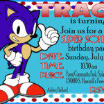 Sonic Birthday Invitations Mickey Mouse Invitations Templates