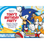 Sonic Personalized Invitation Each Sonic Birthday Parties Sonic