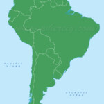 South America Outline Map South America Blank Map