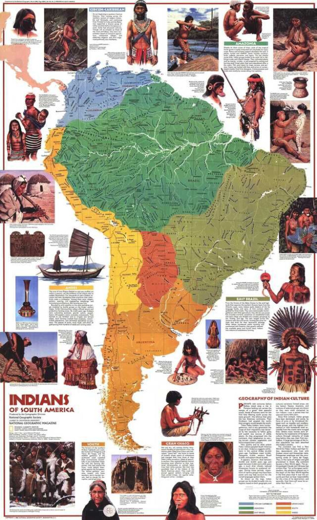 South American Indigenous Tribes South America Map America Map Art 