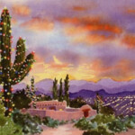 Southwest Christmas Cards note Cards Southwest Postcards