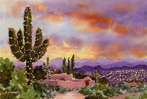 Southwest Christmas Cards note Cards Southwest Postcards