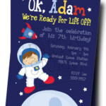 Space Invitation Outer Space Birthday Invitation Outer Space
