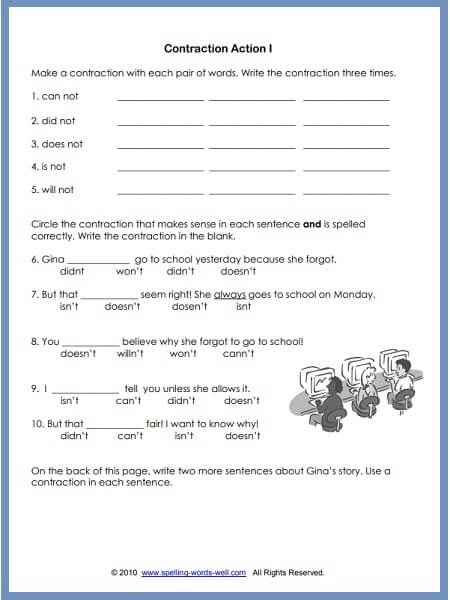 Spell It For Third Grade 2 Worksheets 99Worksheets