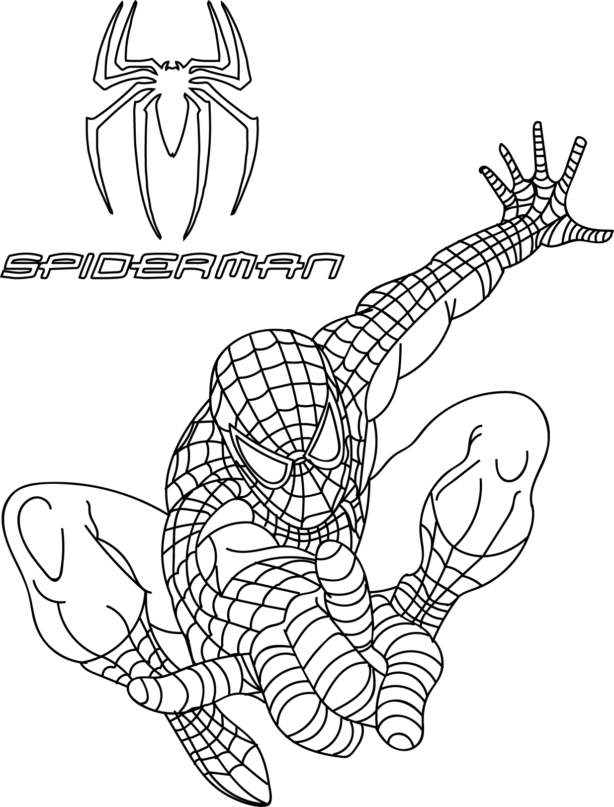 Spiderman Car Coloring Pages At GetColorings Free Printable