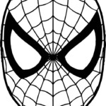 Spiderman Mask Coloring Page Spiderman Mask Spiderman Coloring