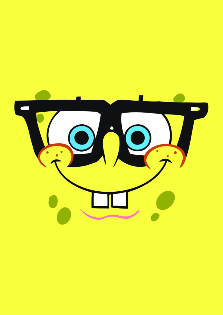 SPONGEBOB FACE SVG Sponge Bob Svg Spongebob Vector Square Etsy