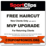 Sports Clips Free Haircut Printable Coupon Free Printable