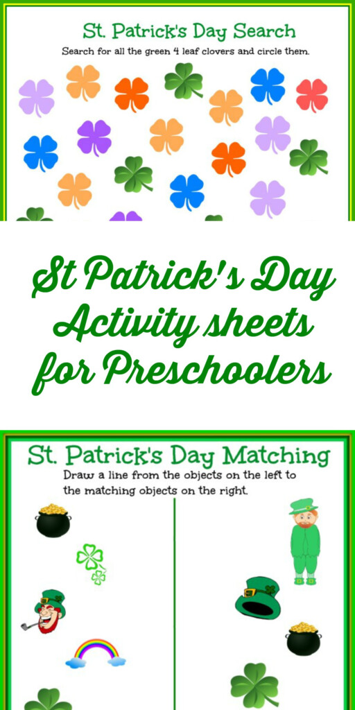 St Patrick s Day Activity Sheets