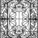 Stained Glass Coloring Pages For Adults Best Coloring Pages For Kids