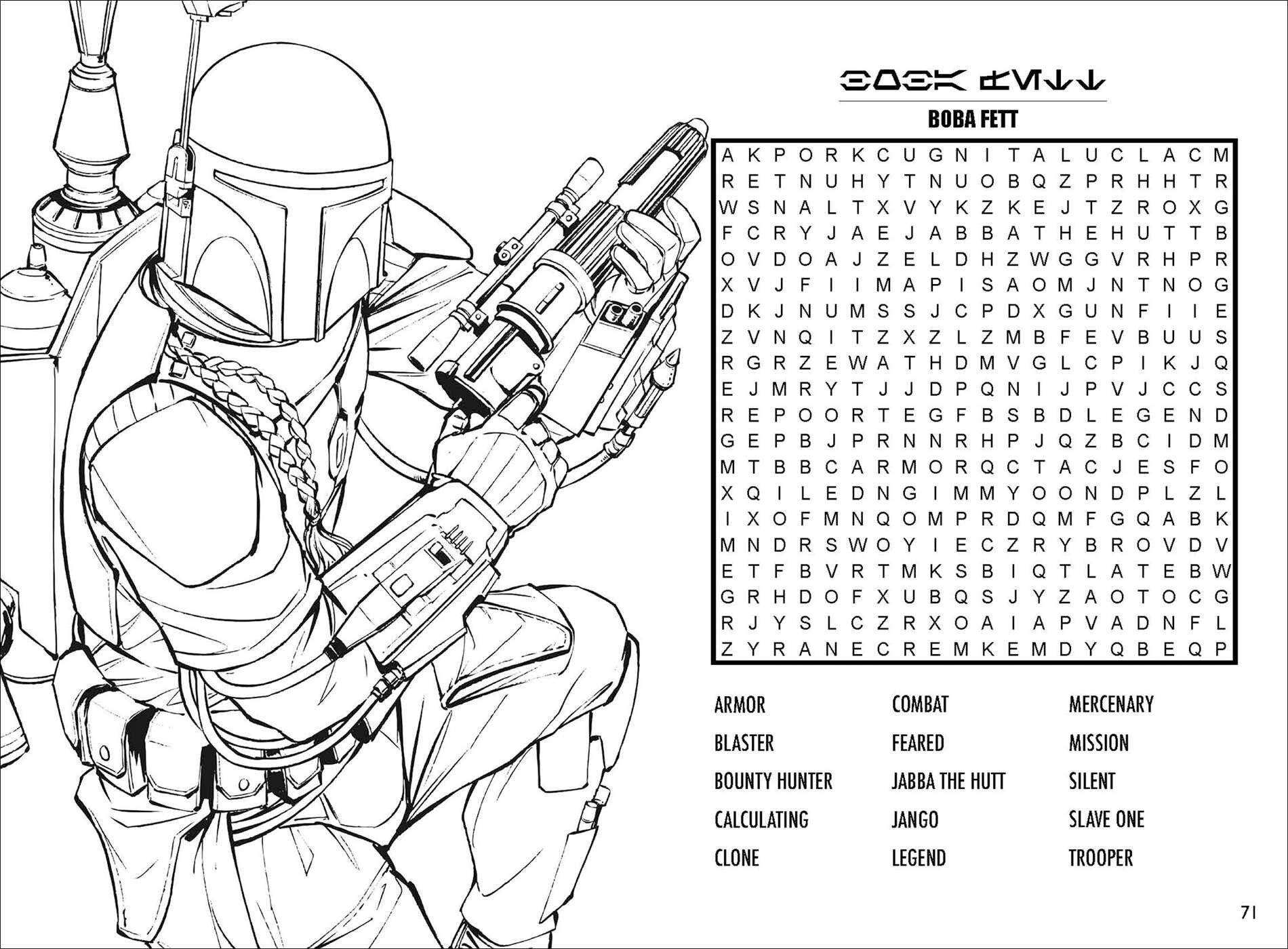 Star Wars Word Search And Coloring Book Book By Editors Of Thunder