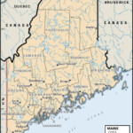 State And County Maps Of Maine