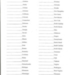 States And Capitals Matching Worksheet Worksheet For Education