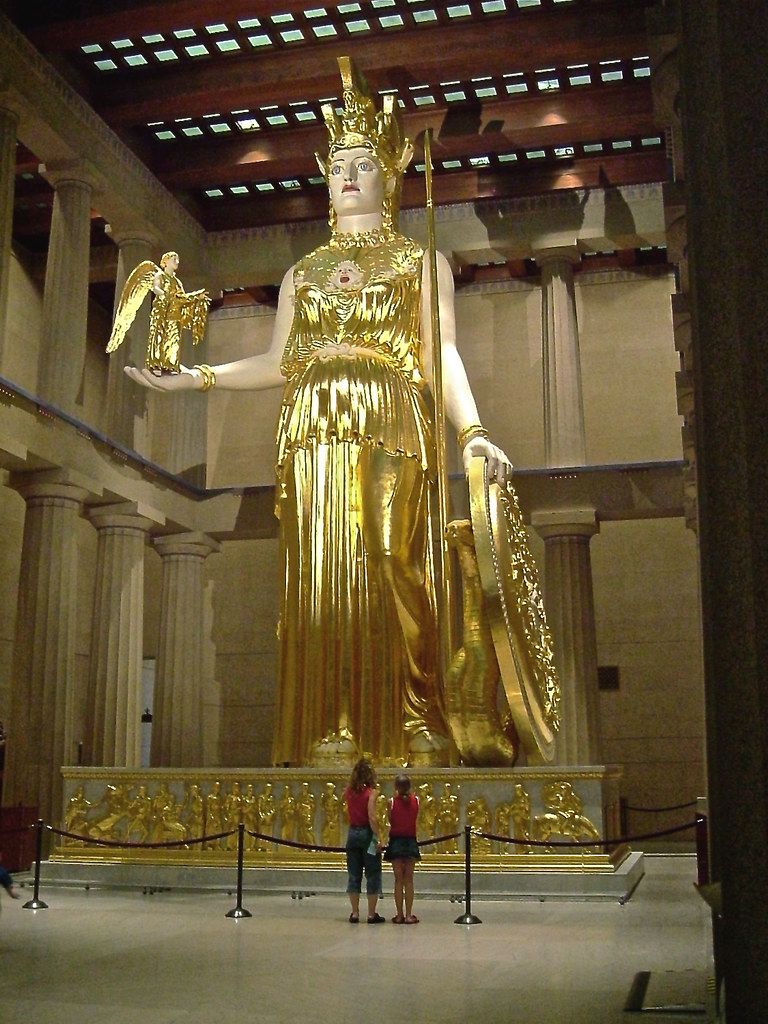 Statue Of Athena The Parthenon Nashville 2004 Nashville Flickr