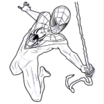 Step By Step How To Draw Miles Morales From Ultimate Spider Man