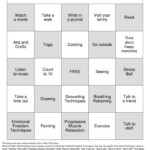 Stress Management Bingo Cards To Download Print And Customize