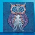 String Art Owl Extract From String Craft By Lucy Hopping How To