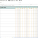 Student Attendance Tracking Archives My Excel Templates