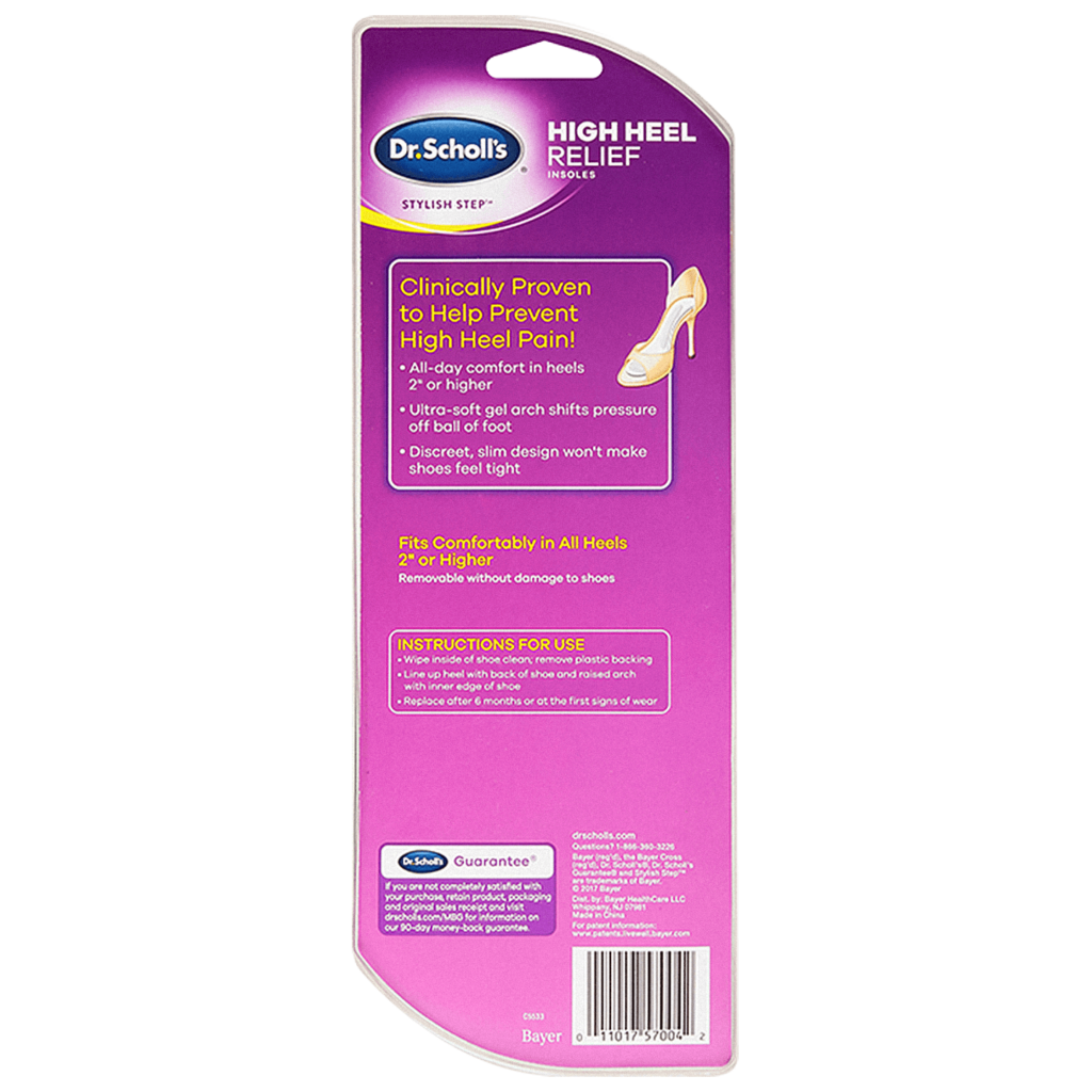 Stylish Step High Heel Relief Insoles Dr Scholl s