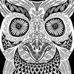 Sugar Skull Owl Coloring Pages Coloring Home