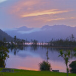 Sunset Iveagh Bay Lake Brunner New Zealand These Pictur Flickr