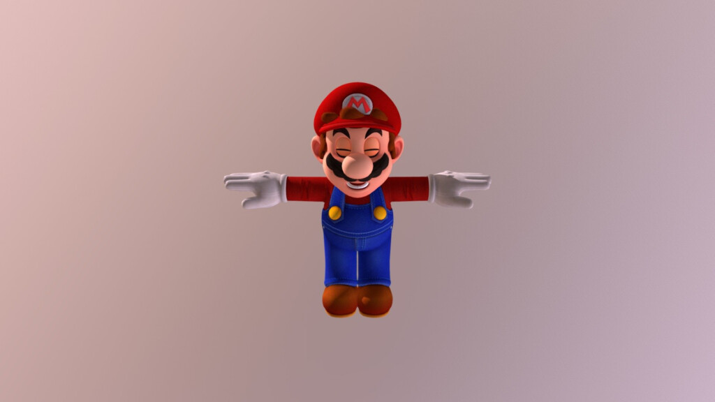 Super Mario Odyssey Mario High Poly 3D Model By Tohny123 