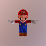 Super Mario Odyssey Mario High Poly 3D Model By Tohny123