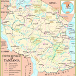 Tanzania Political Map