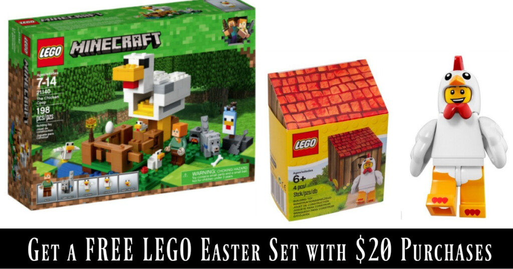 Target FREE LEGO Chicken Man Set With 20 LEGO Purchase CardHolders 