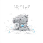 Tatty Teddy With Dandelion Me To You Bear Friendship Card A01VN002