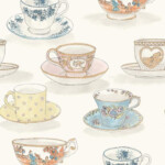 Tea Time By Linwood Wallpaper Direct Tea Illustration Tea Art Tea