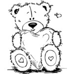 Teddy Bear Coloring Pages For Girls To Print For Free