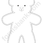 Teddy Bear Template Printable Pdf Download