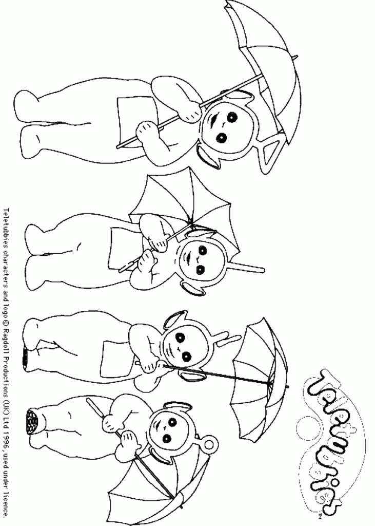 Teletubbies Coloring Pages