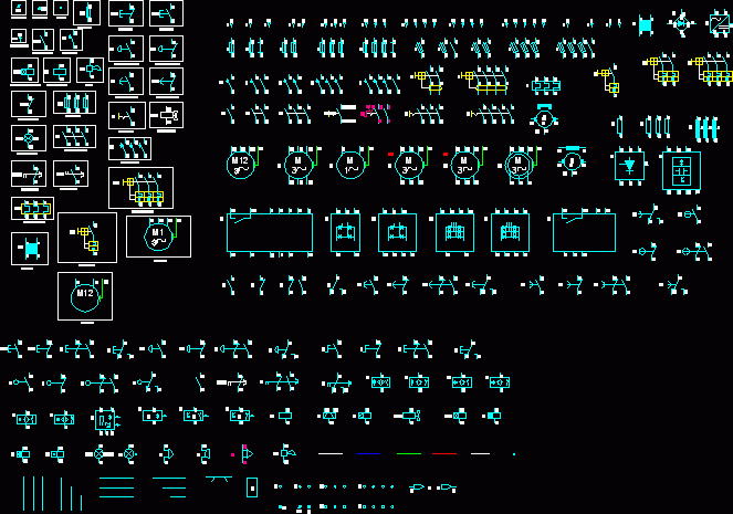 Template And Electric Symbols DWG Full Project For AutoCAD Designs CAD