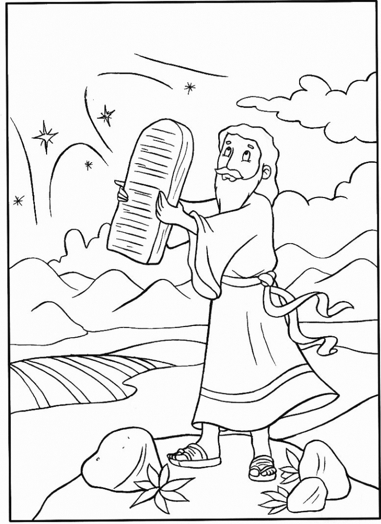 Ten Commandments Coloring Pages Best Coloring Pages For Kids