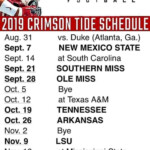 Texas A M Original 2020 Football Schedule