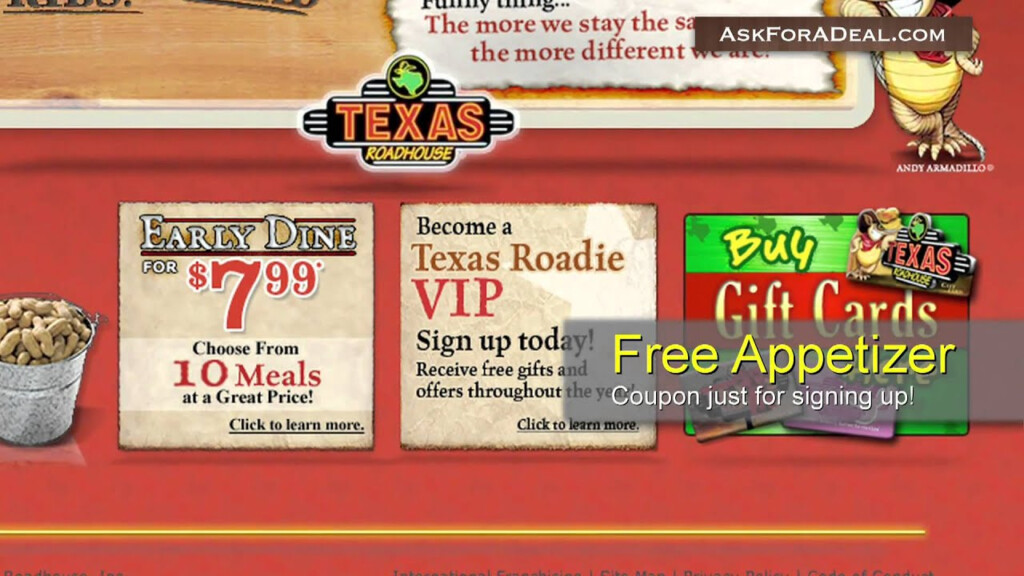 Texas Roadhouse Coupons YouTube