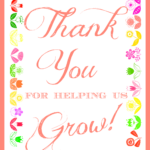 Thank You For Helping Us Grow Teacher Appreciation Printable The